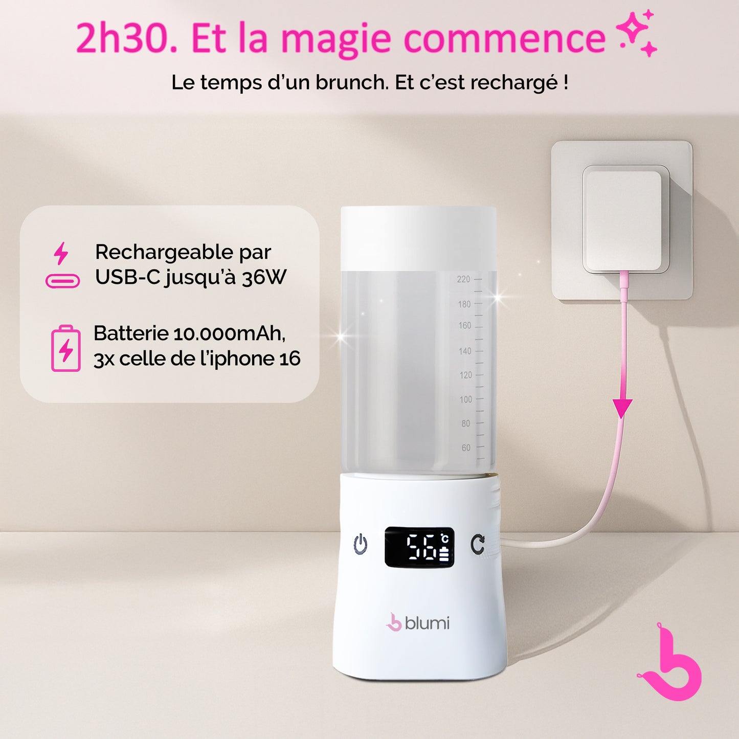 Blumi Magic Warmer : Le Chauffe-Biberon Électrique Nomade Magiquement Puissant