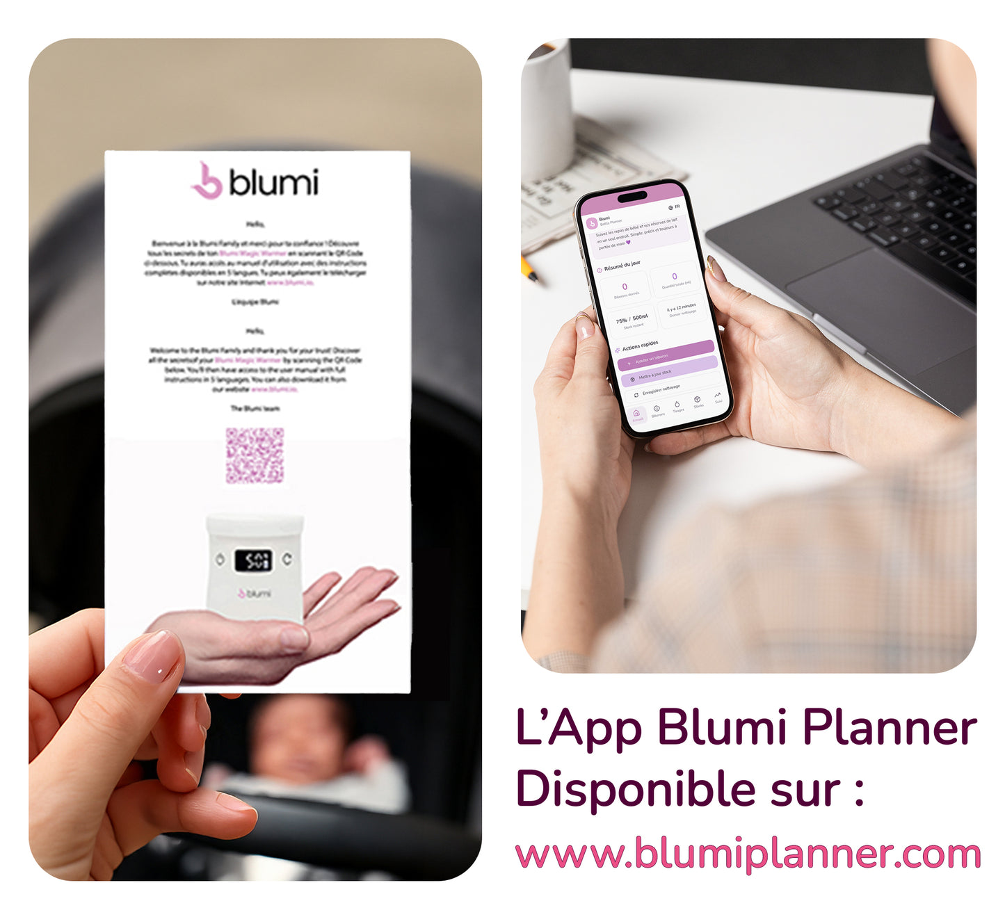 User Manual for Blumi Magic Warmer + Ebook + 3 Lullabies