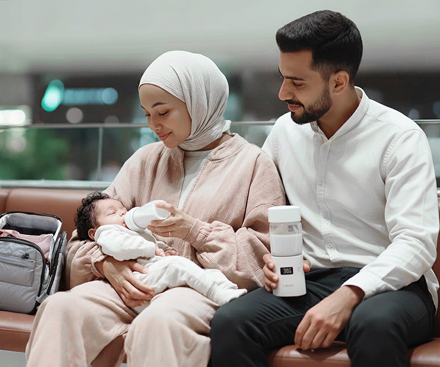 Chauffe Biberon Portable Nomade Sans Fil Blumi Magic Warmer Parents Libres