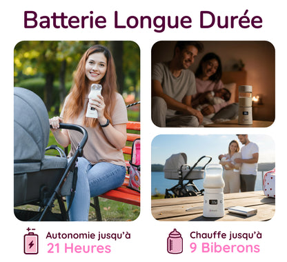 Blumi Magic Warmer : Le Chauffe-Biberon Nomade Sans fil Nomade Le + Puissant au Monde